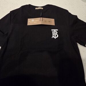 Burberry Men's Black Logo Tee - Short Sleeve